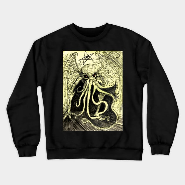 The Great Old Ones: CTHULHU Crewneck Sweatshirt by mcguima